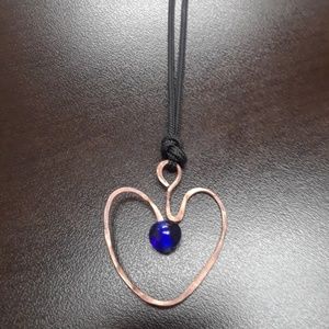 Handmade Heart Necklace NWOT